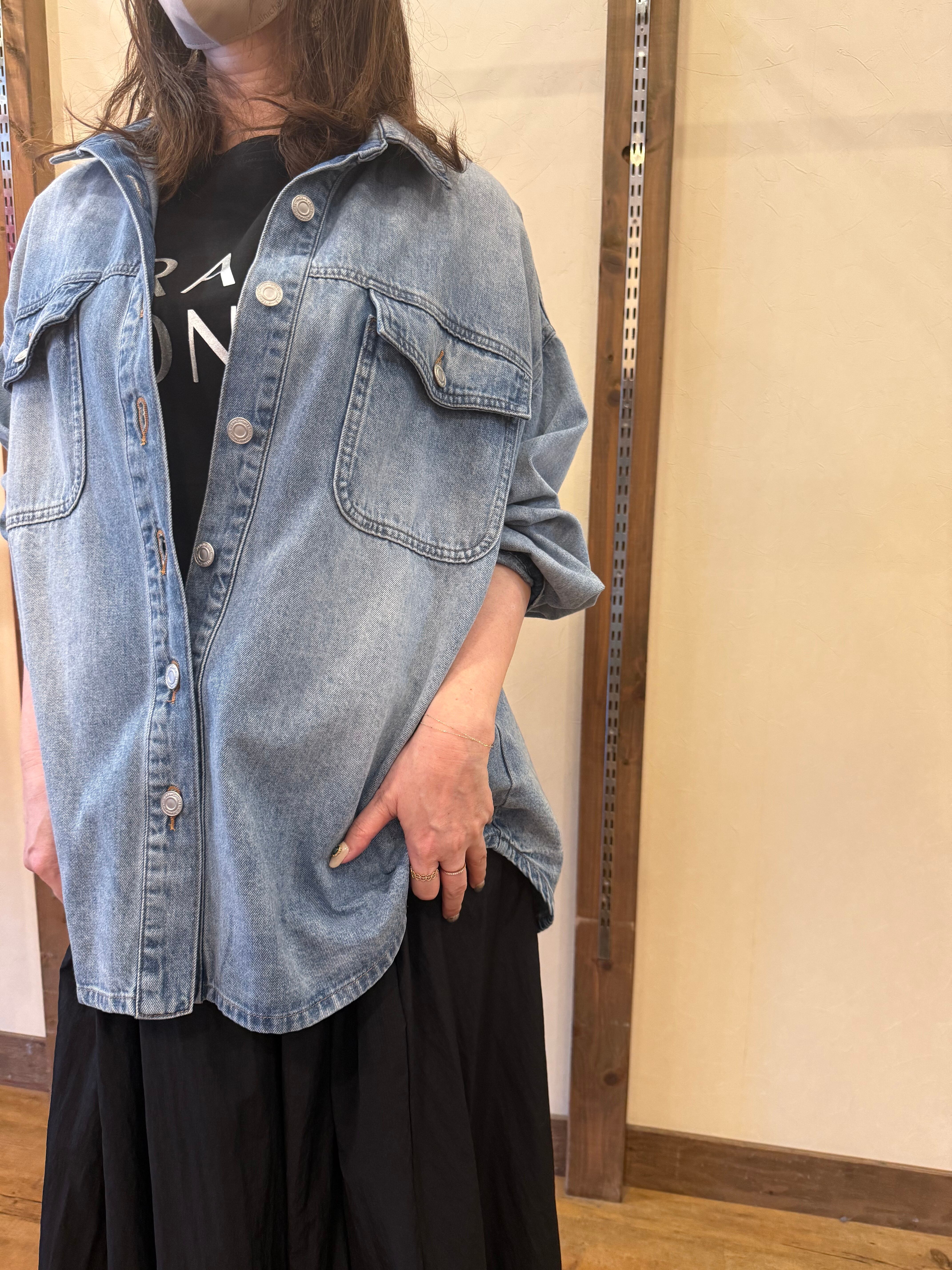 2026SS cafune デニムシャツジャケット 615933 | moupeeladies
