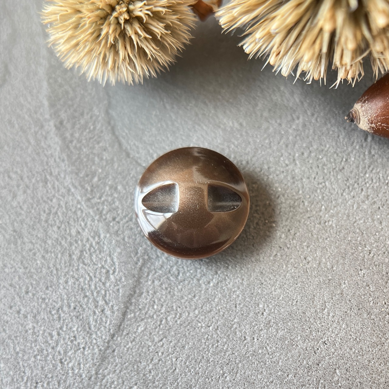 ダークブラウン×ゴールドエンブレム 15mm・画像3