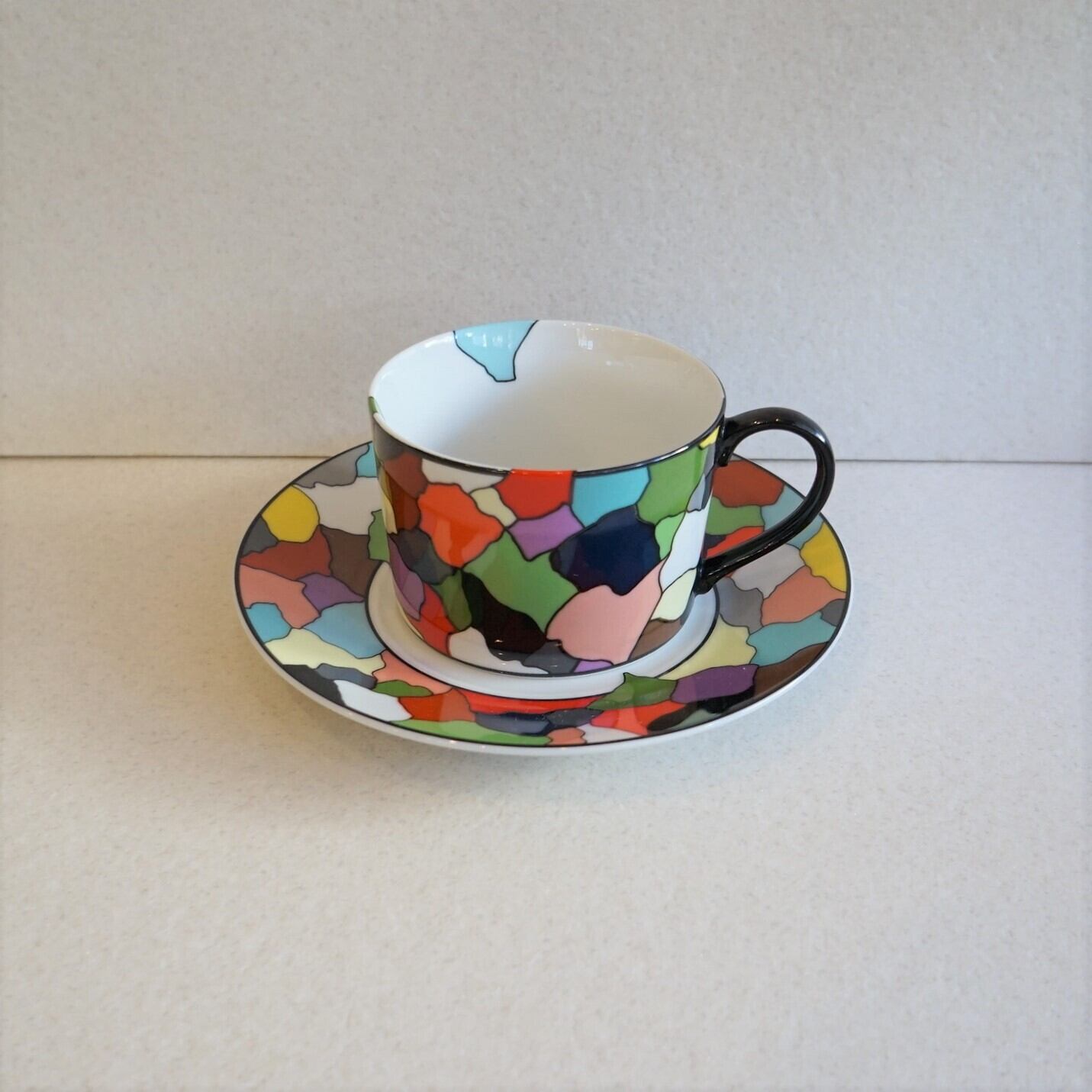イタリア製 TAITÙ タイツー フルーツ カップ＆ソーサー 2客セット エミリオ・ベルガミン / TAITÙ Italy FRUITS Cup and Saucer Set of 2 イタリア製 TAITÙ タイツー フルーツ カップ＆ソーサー 2客セット