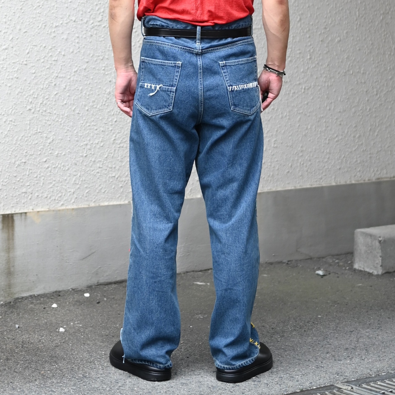 KUON / Sashiko Mended Denim Trousers