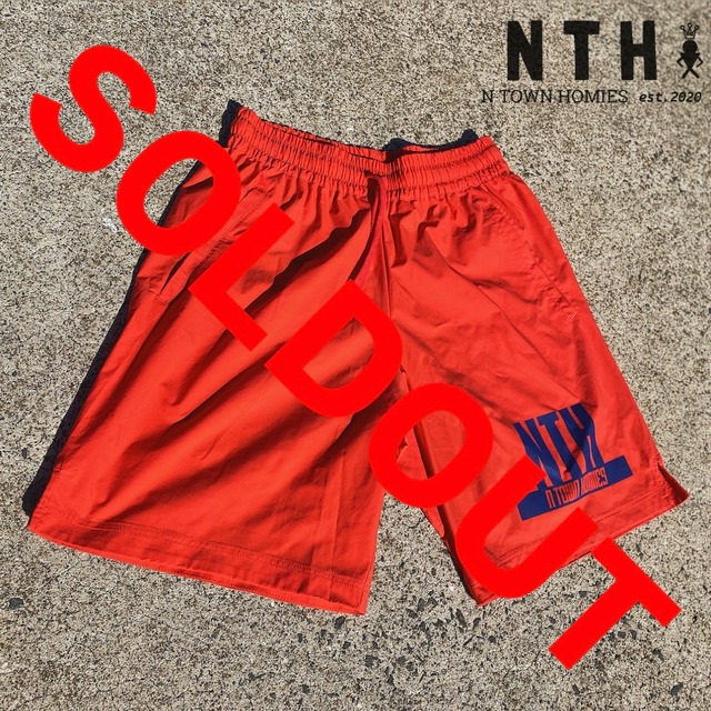 “PRACTICE PANTS(NTH)” color Poppy×Navy