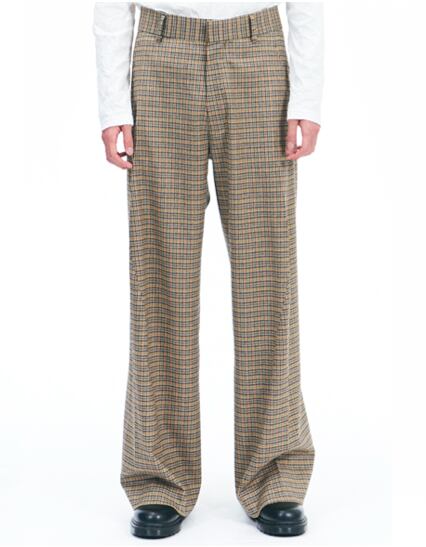 YUKI HASHIMOTO(ユーキハシモト)/TWISTED TROUSERS CHECK | ajito 