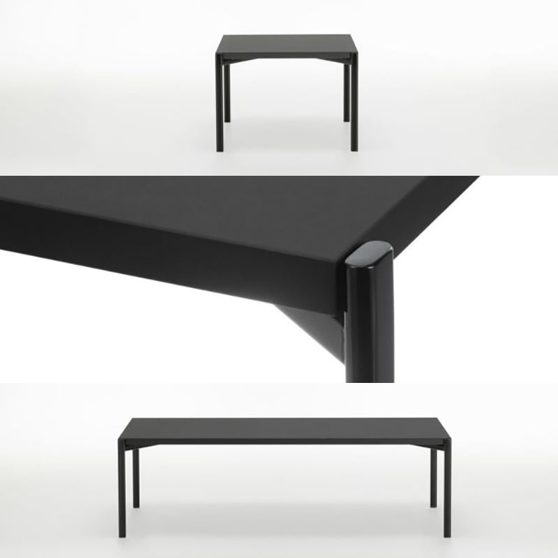 キキ サイドテーブル ブラックリノリウム（140×60）［ アルテック