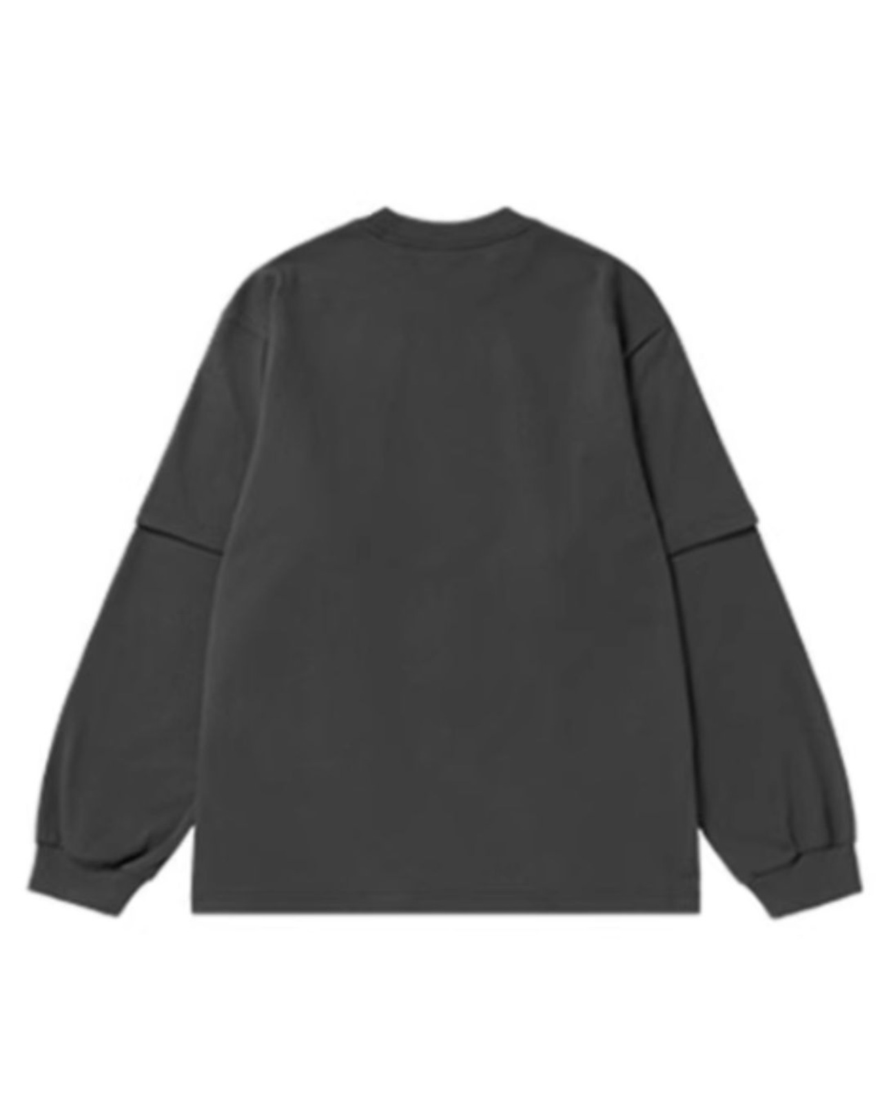 クルーネックフェイクツーピースTシャツ【6色】　S0074