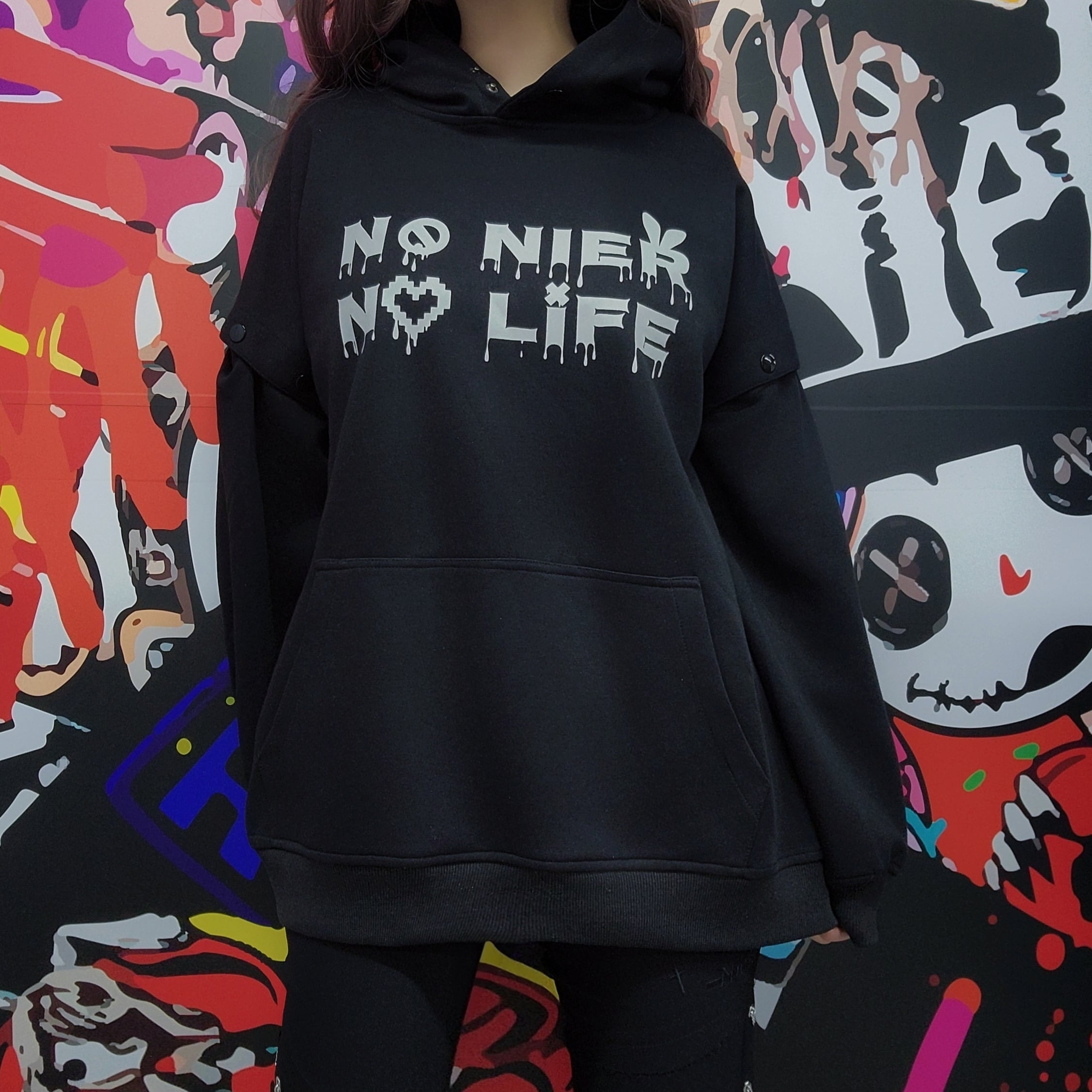 新春応援早い者勝ち55%OFF SALE》マルチスナップ3WAY SLEEVE HOODIE