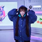 CYBER NAVY WINDBREAKER