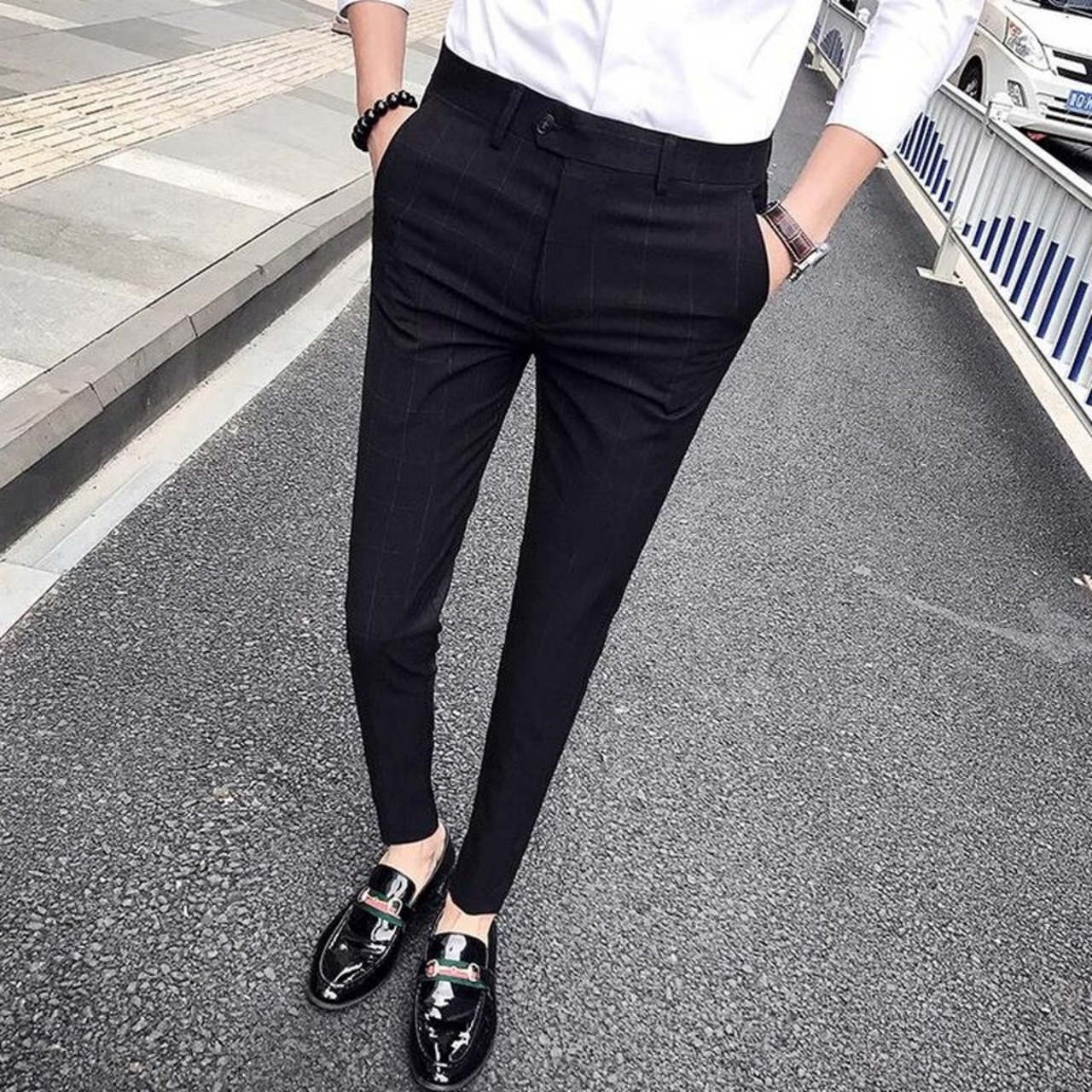 casual 9 point slim fit pants 00370