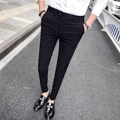 casual 9 point slim fit pants 00370