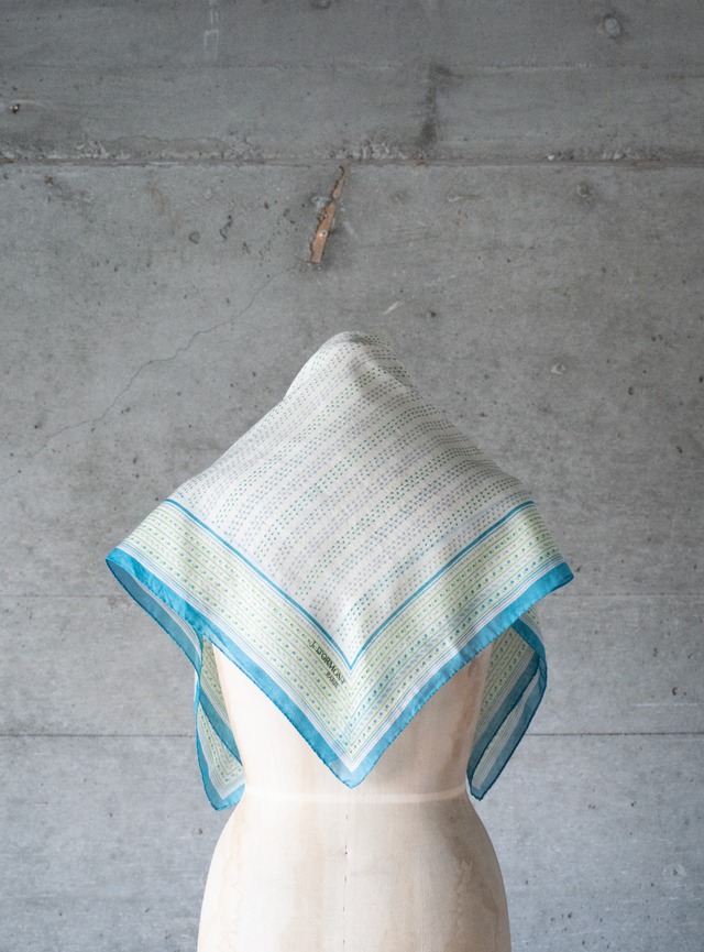 "J.D'ORMONT PARIS" 1980s Small floral pattern scarf