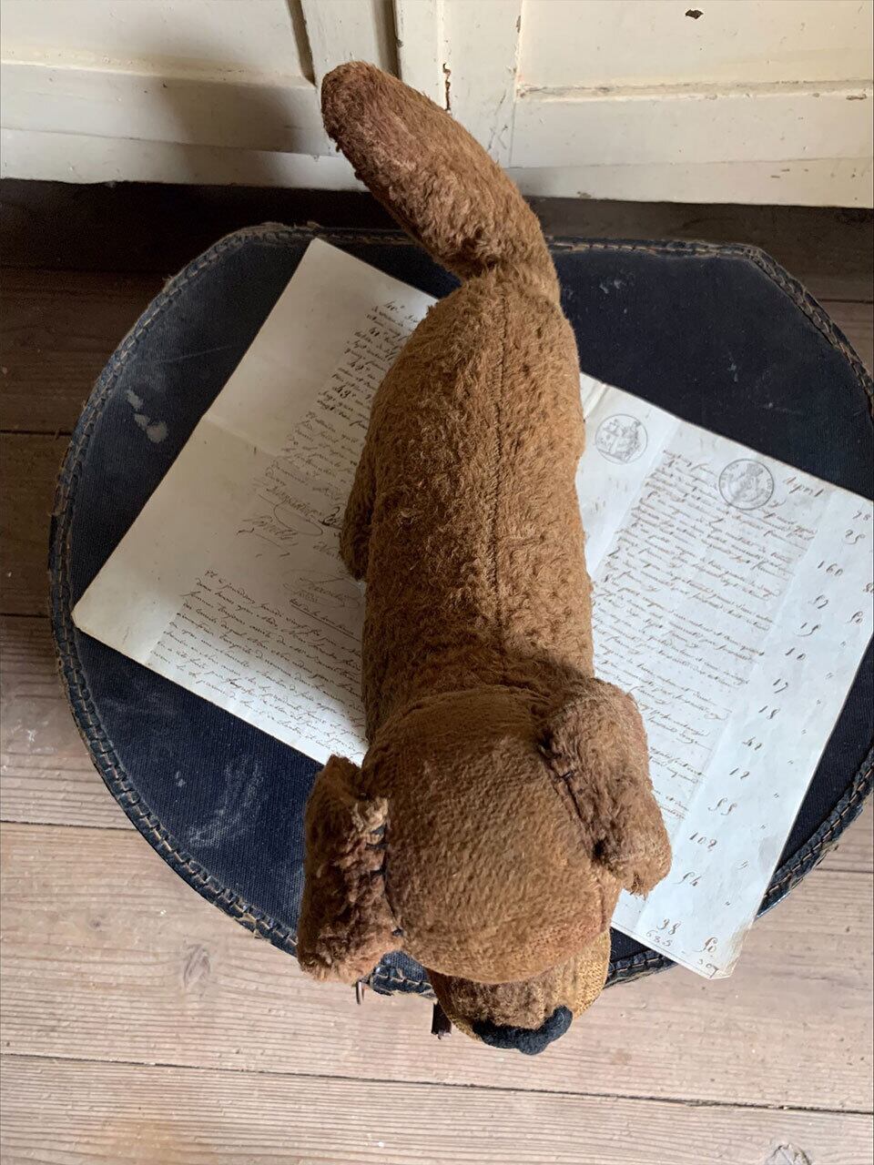 犬のぬいぐるみ ダックスフンド | Brocante de La Cocotte （フランス