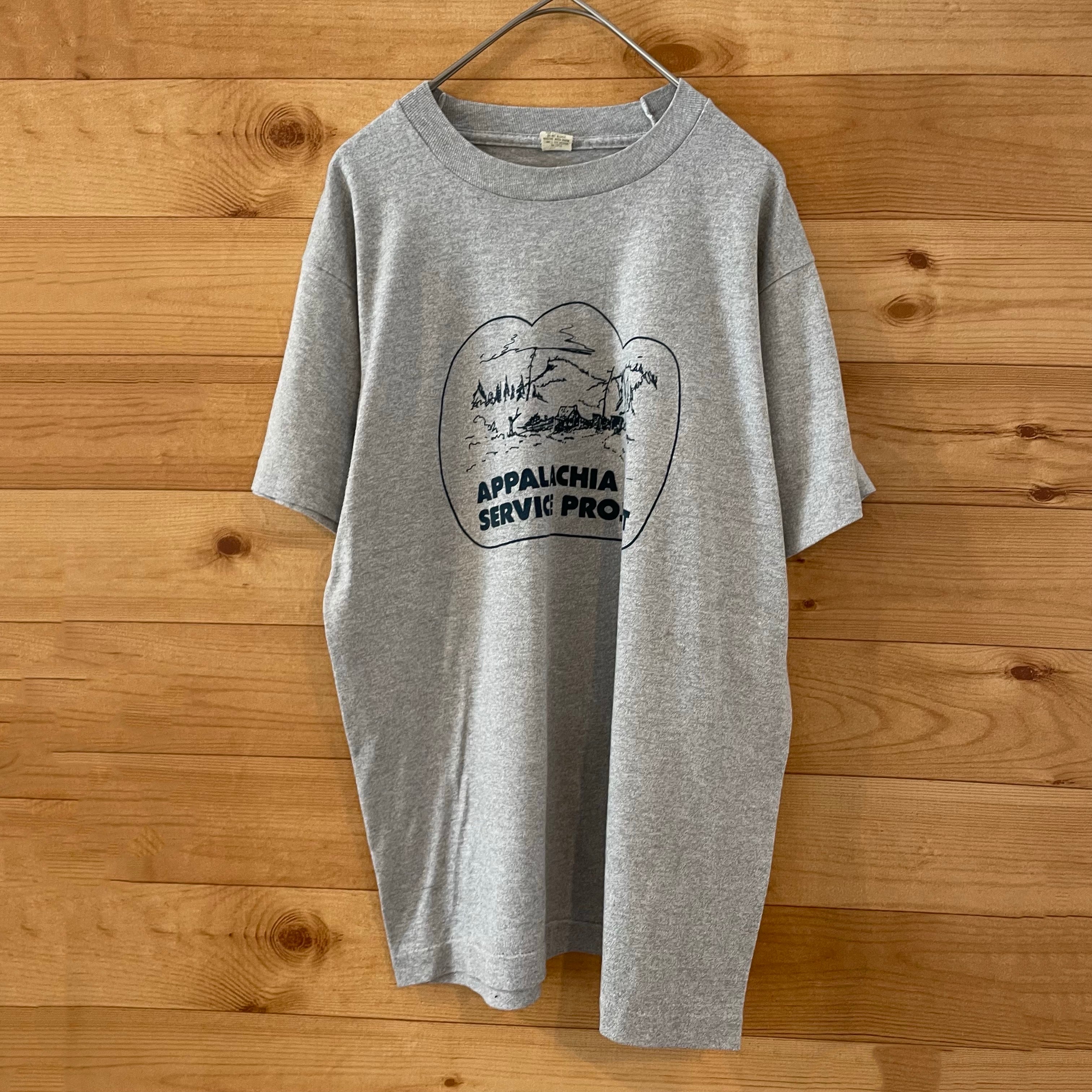80s JOURNALISTS DO IT WRITE プリントTシャツ MADE IN USA 表記XL 杢