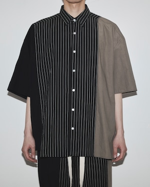 CONTROLLA+ multi  asymmetry short sleeve shirt