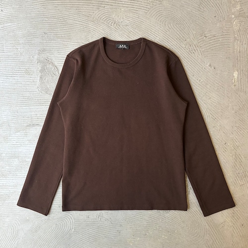 A.P.C.(Made in France) / Crew neck knit sweater