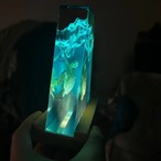 カメ＆ダイバー レジンランプ 手作り オーシャンライト 水中冒険装飾品 ベッドサイドランプ ギフト ボーイフレンド ガールフレンド 母の日 父の日ギフト ウェディングギフト 新築祝いギフト