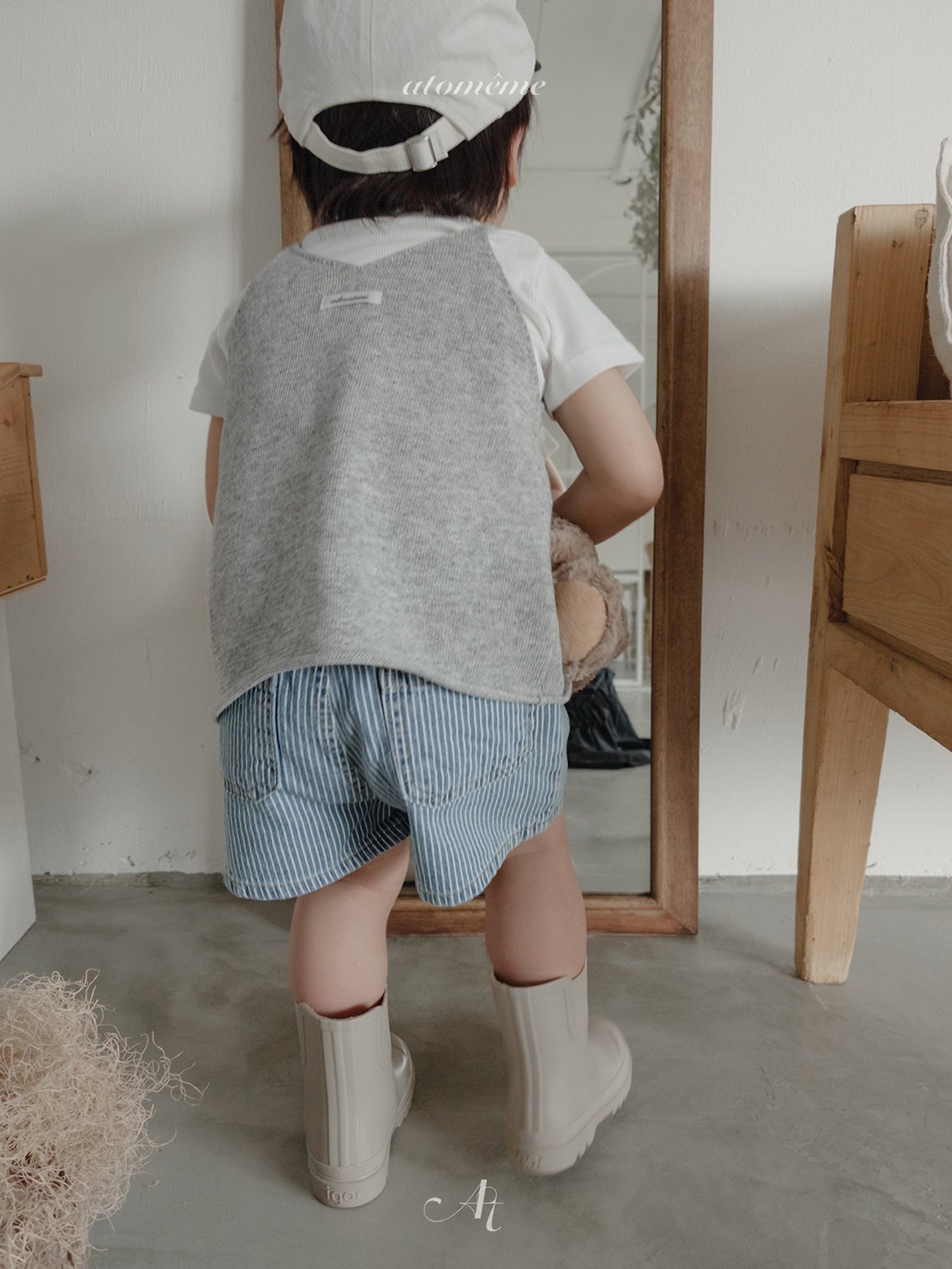 [atomeme] Linen Sleeveless / [아토메메] 린넨니트나시