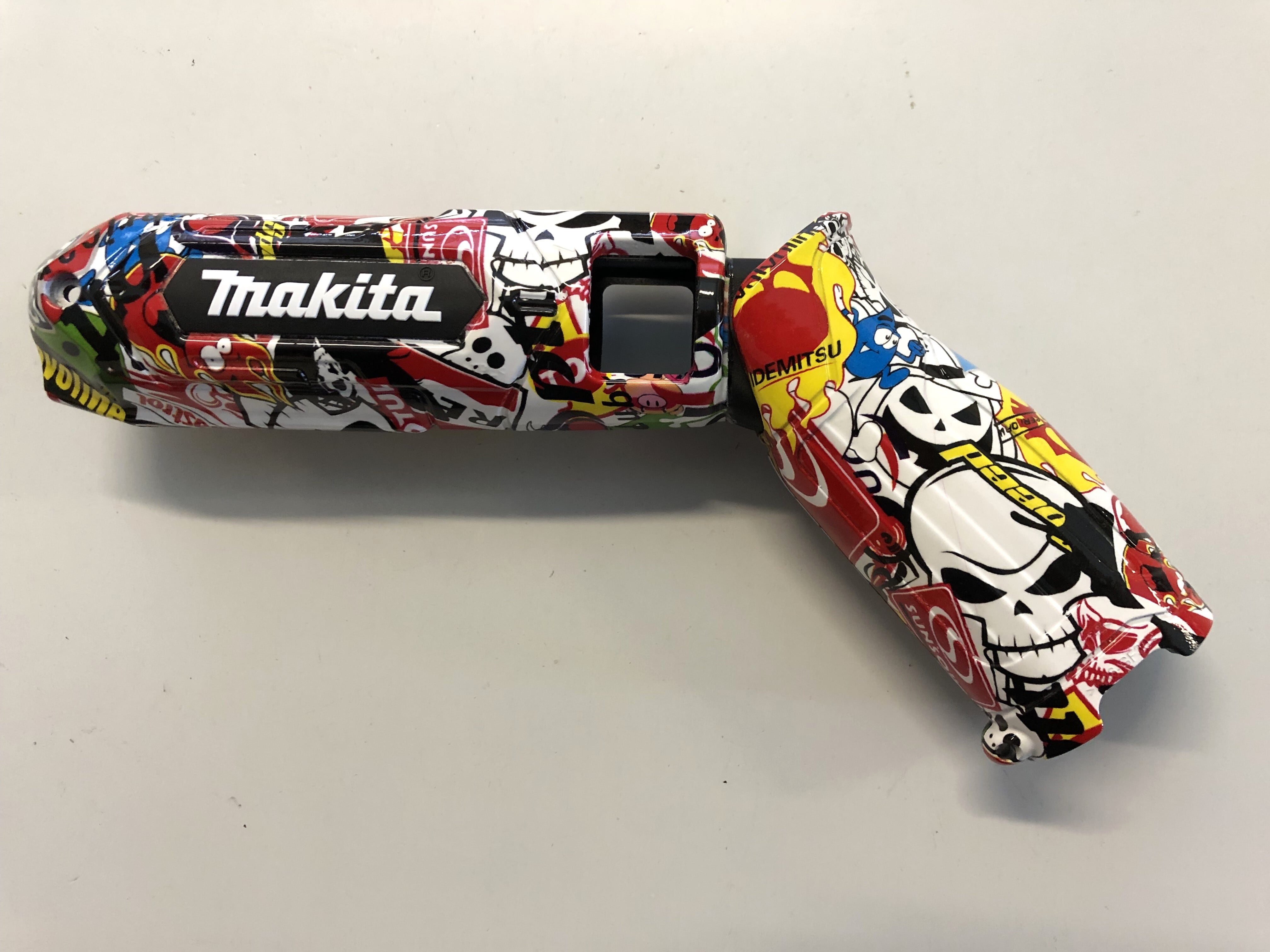 マキタ TD022用 カスタム外装 シュガースカル柄 makita ペンインパクト 