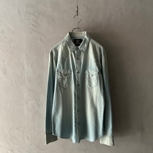 -RRL- 00's chambray western shirt