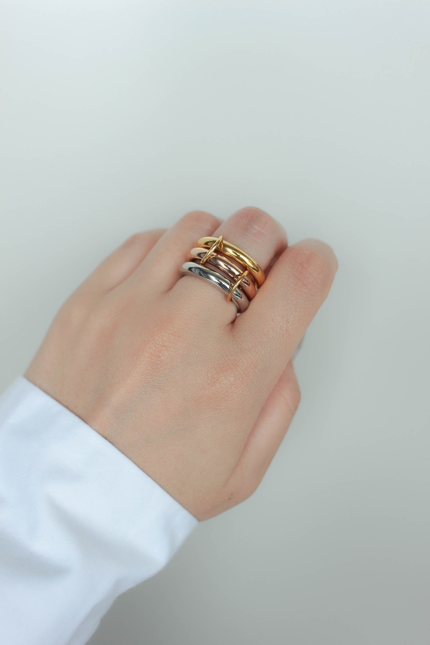 ebine エビネ　リング　指輪 3C Tube Ring | ebine(エビネ)|金属アレルギー対応アクセサリー