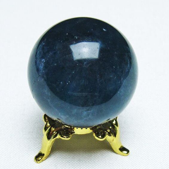 フローライト 丸玉 33mm 蛍石 スフィア 置物 原石 一点物 141-6752