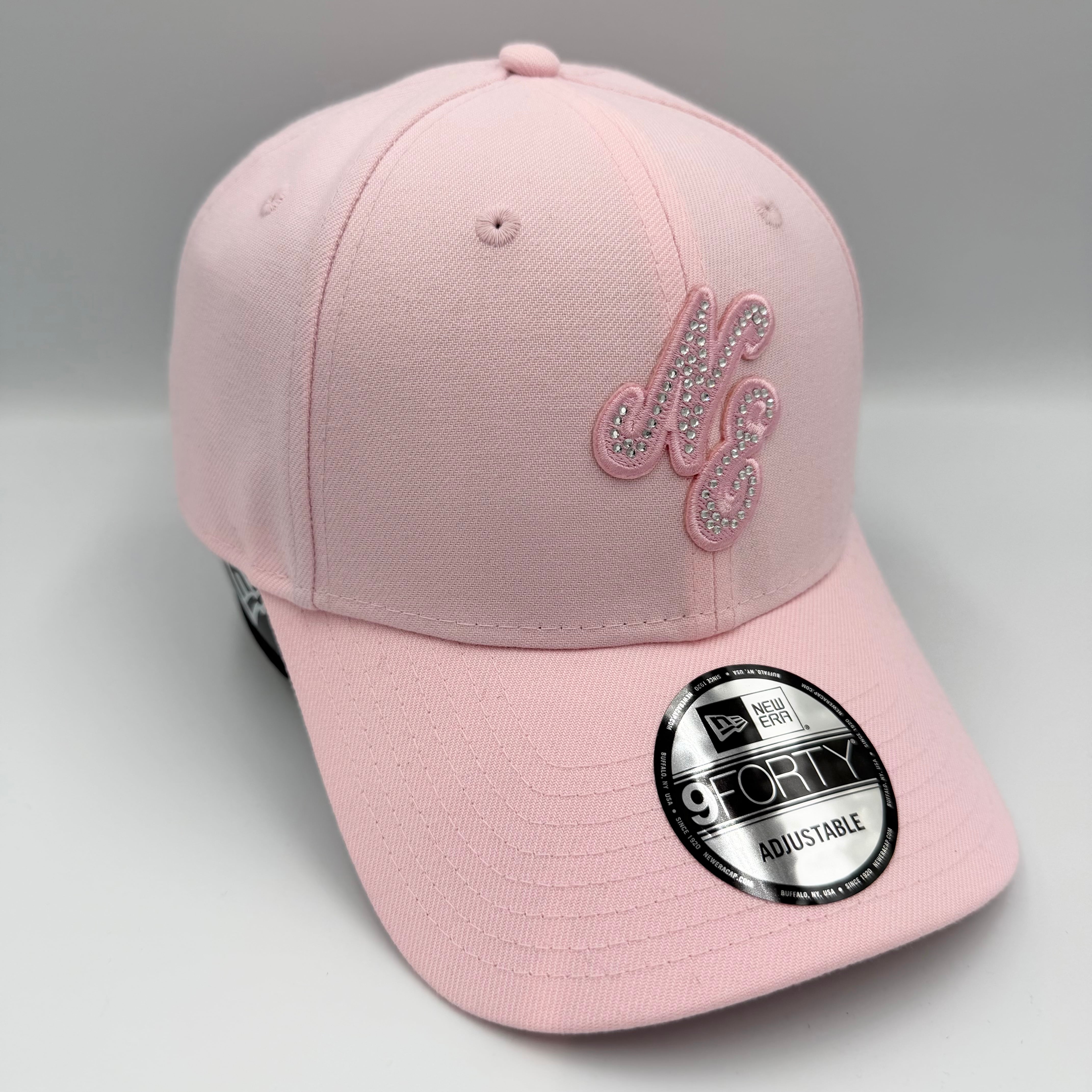 NEW ERA 9FORTY/940 ラインストーン/Rhinestone クラシックロゴ Gray