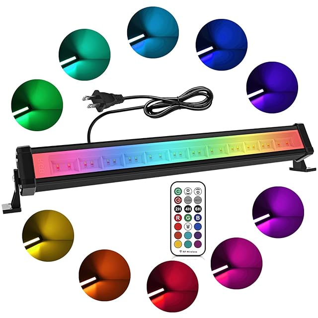 Frezon 舞台照明 高輝度 19x15W LED RGBW ムービングライト 4in1 DMX 0