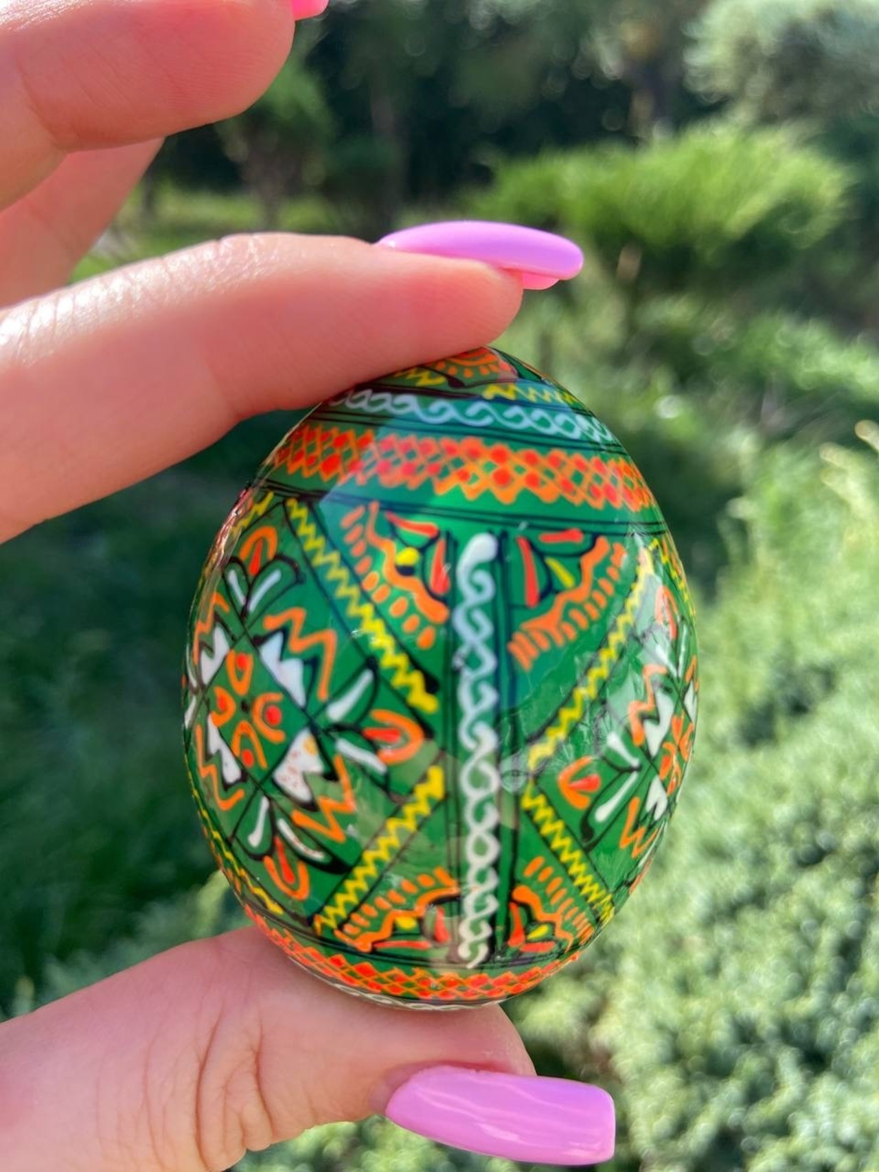 装飾用プィサンカ（イースターエッグ）with stand　コロミヤ博物館モデル - 6