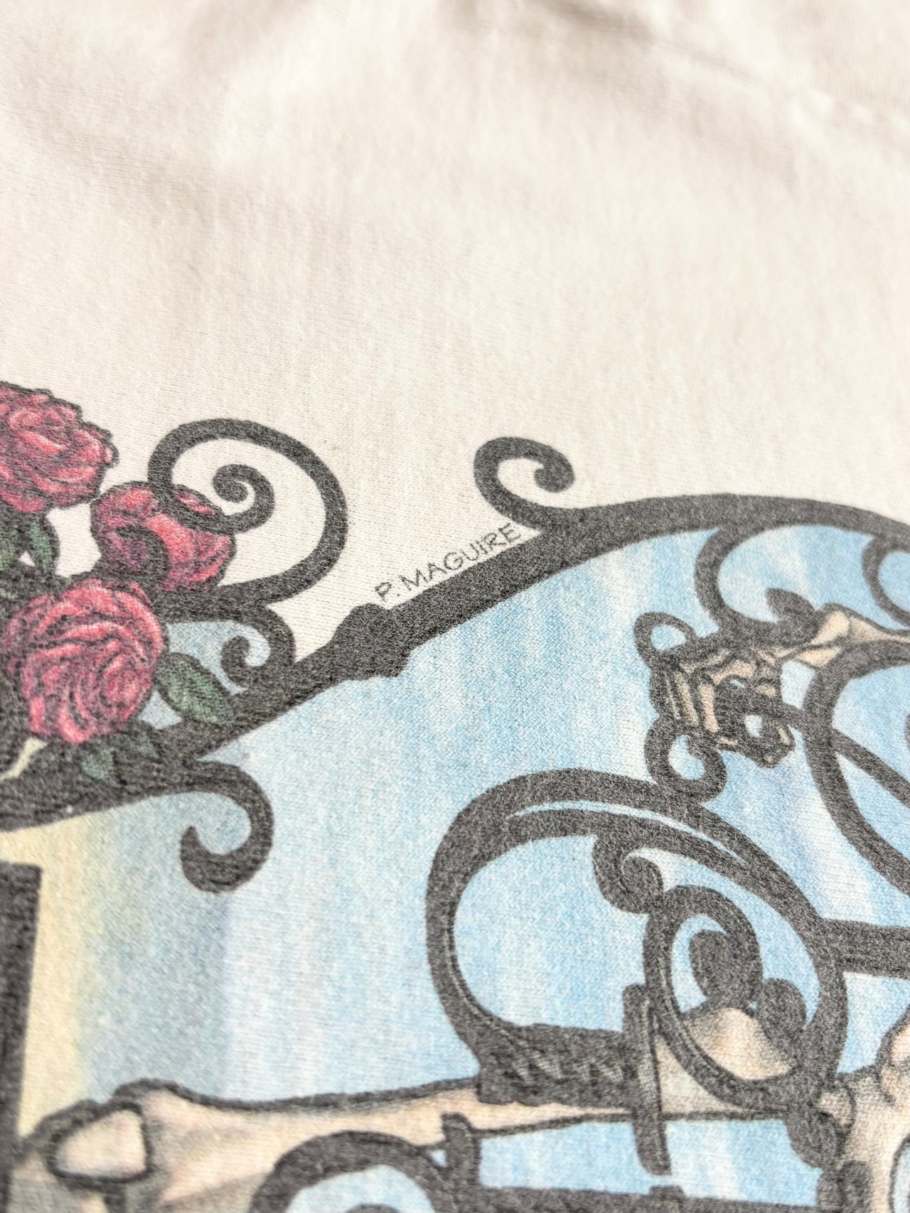 90s GRATEFUL DEAD "LIQUID BLUE" Tee MADE IN USA Size XL
