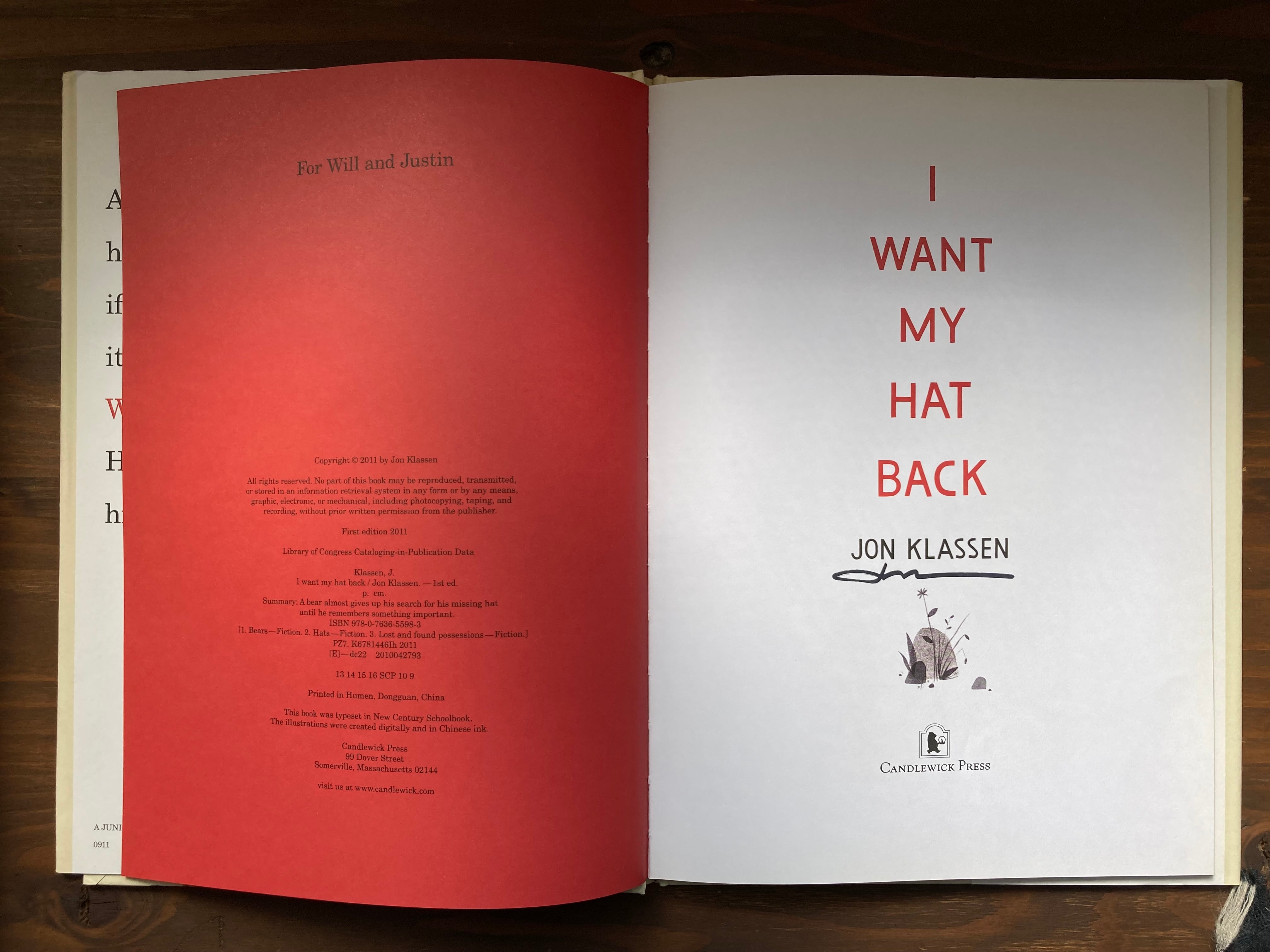 I WANT MY HAT BACK(どこいったん?)