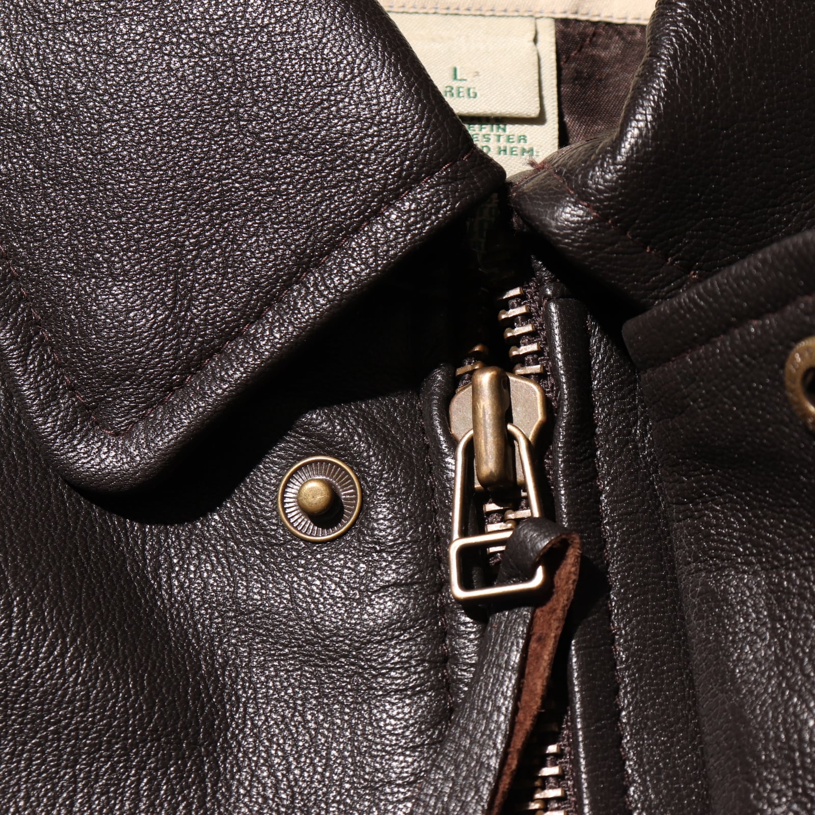 Deadstock L エルエルビーン A-2 レザージャケット Thinsulate中綿