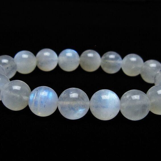 ムーンストーン ブレスレット 11mm 一点物 メール便可 [M便 1/10] 111-44926