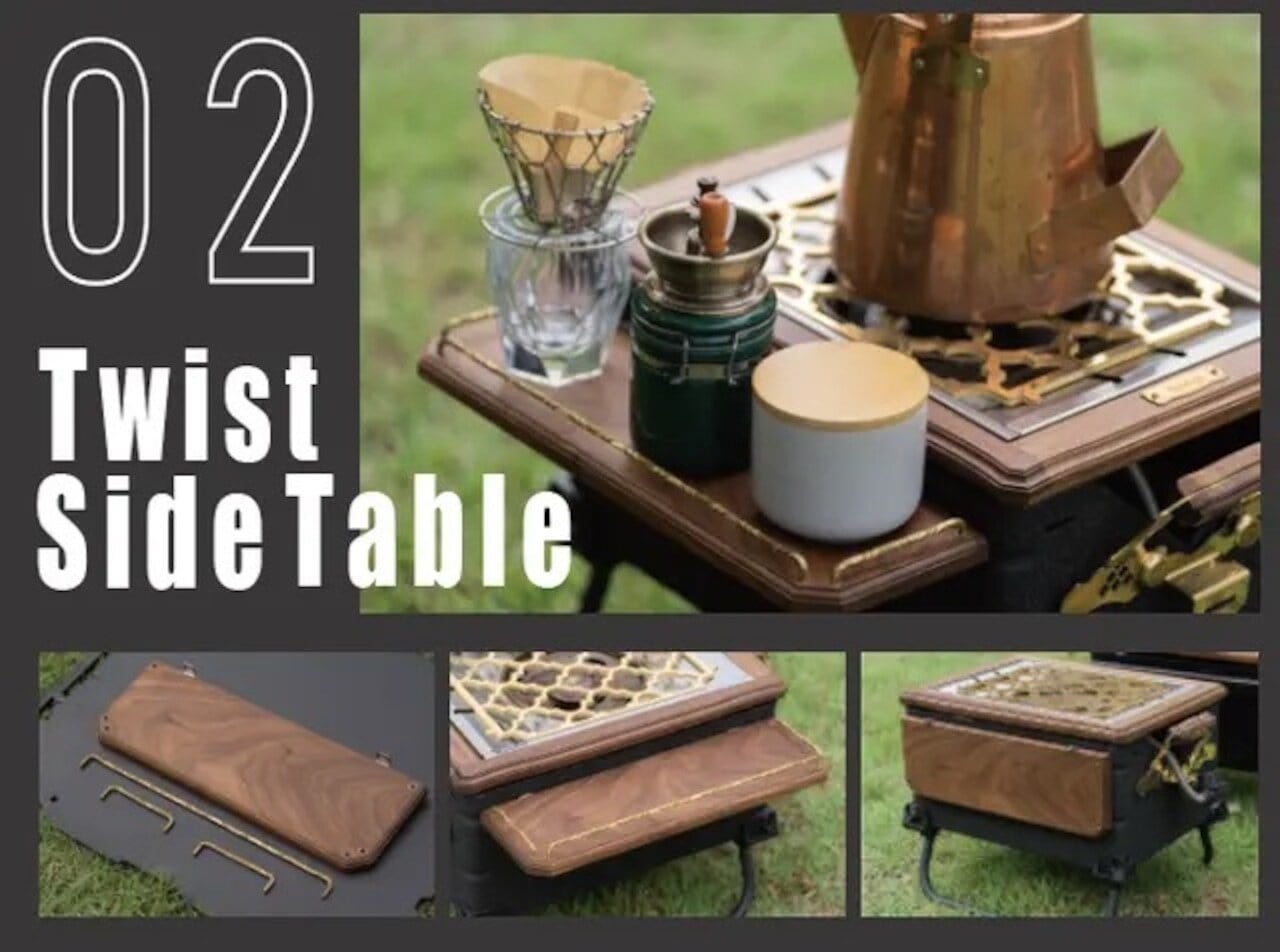 Twist Side Table 25 (真鍮)【ラルバディプロダクト】 Twist side table 25【ﾂｲｽﾄ ｻｲﾄﾞﾃｰﾌﾞﾙ】真鍮 or BLACK or
