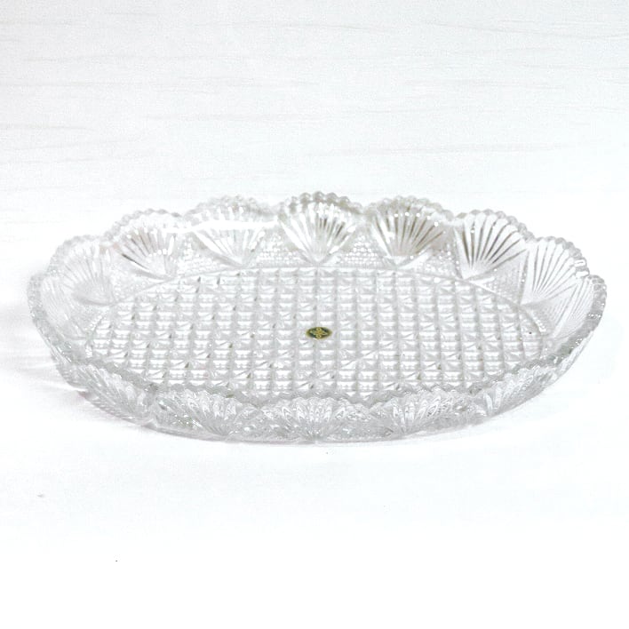 HOYA・保谷クリスタル・大皿・深皿・No.200321-101・梱包サイズ80