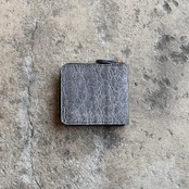 【限定商品】ビルフォールド ラウンドジップ 姫路黒桟エレファント(ライトグレー)