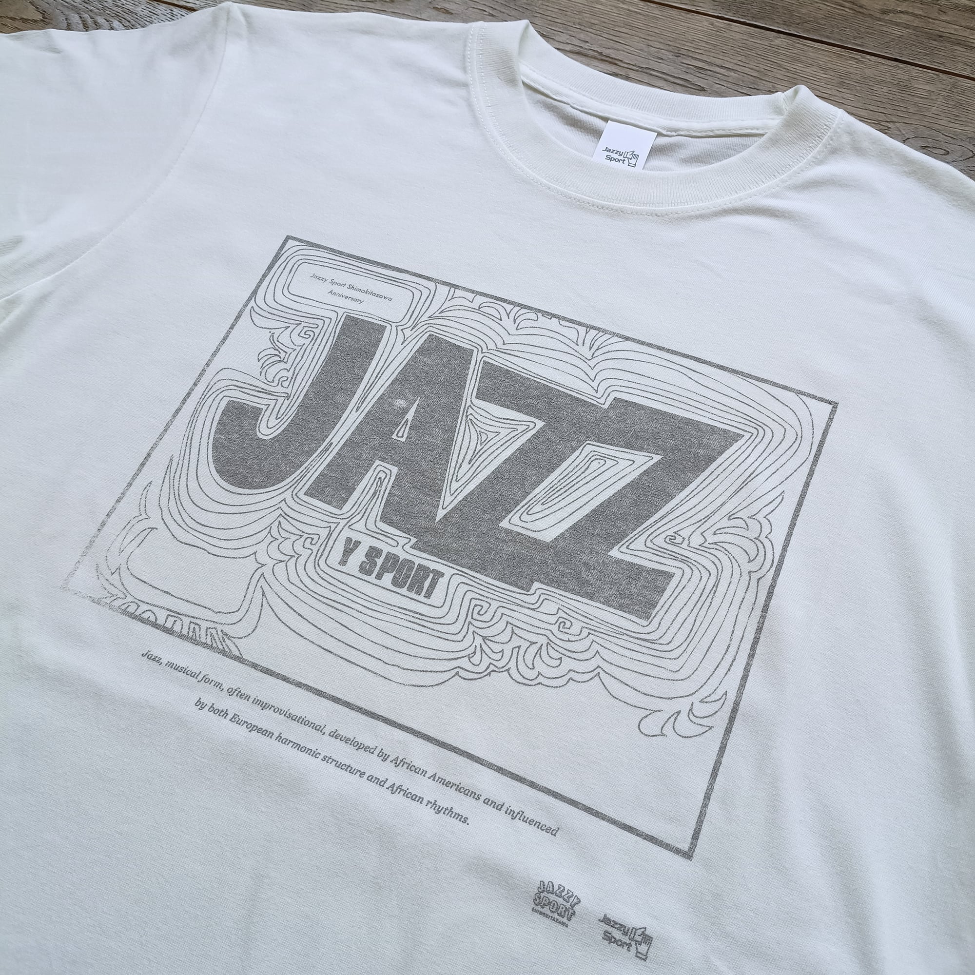 J.S. Vintage JAZZ Tシャツ（ヴィンテージ・ホワイト） | Jazzy Sport