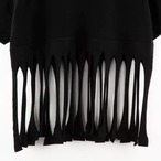 Tassel-cut cropped top (ME420)