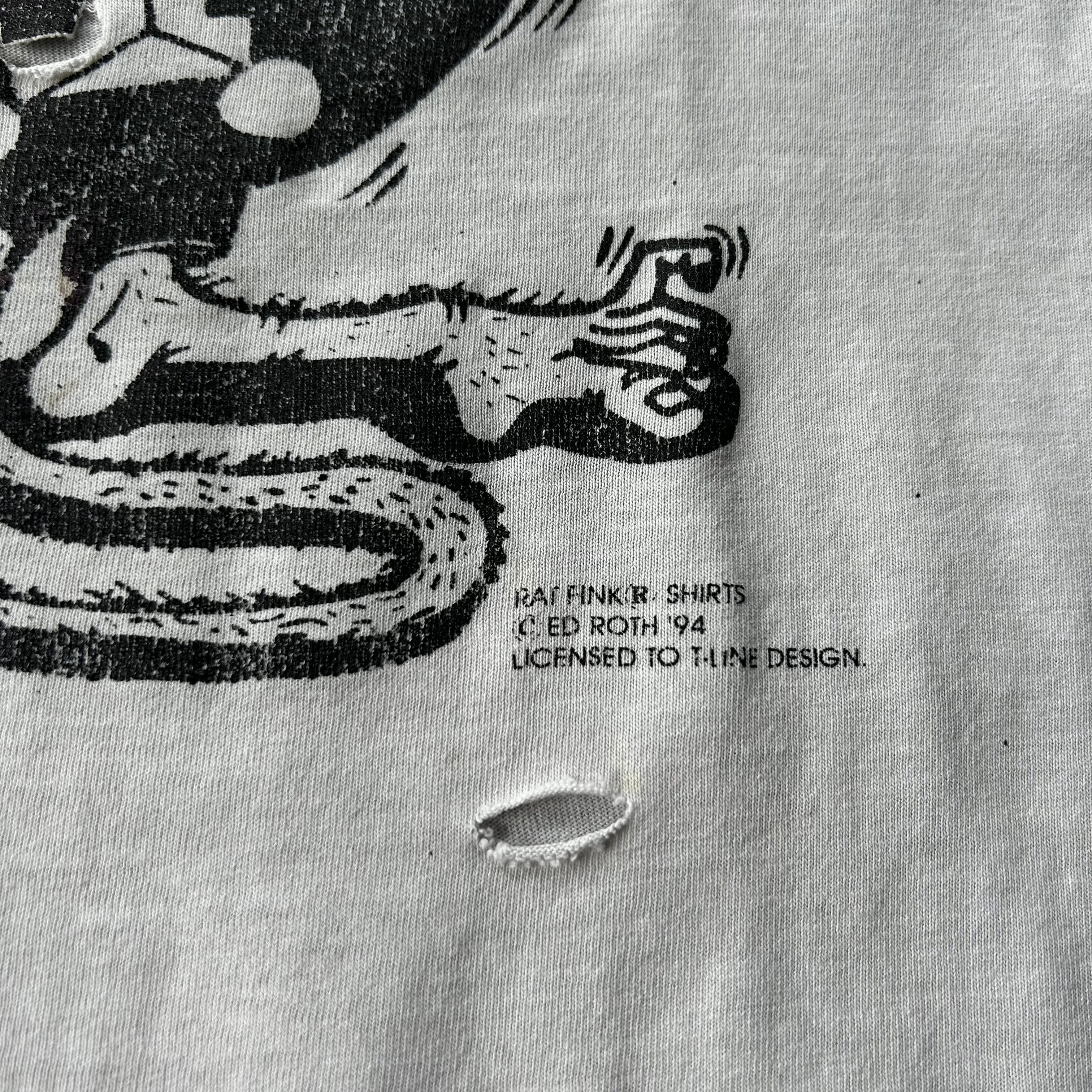 90s Rat Fink ラットフィンク tシャツ USA製 アッシュグレー S | 東京