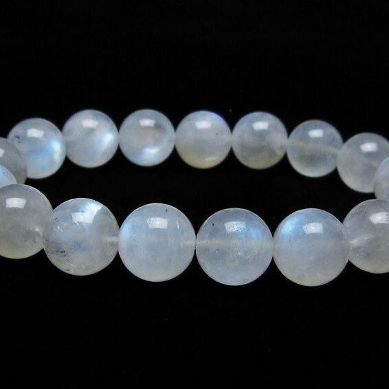 ムーンストーン ブレスレット 12mm 一点物 メール便可 [M便 1/10] 111-44903