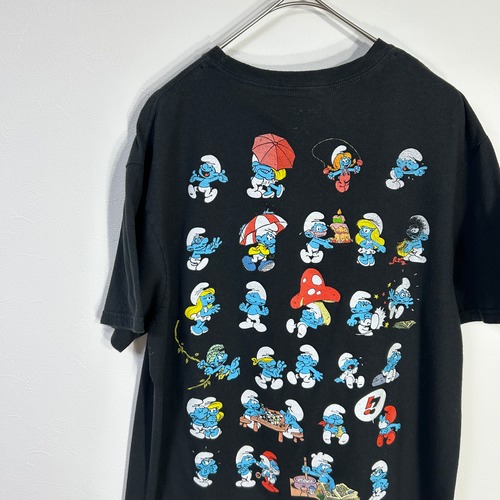SMURFS モノグラム tee スマーフ