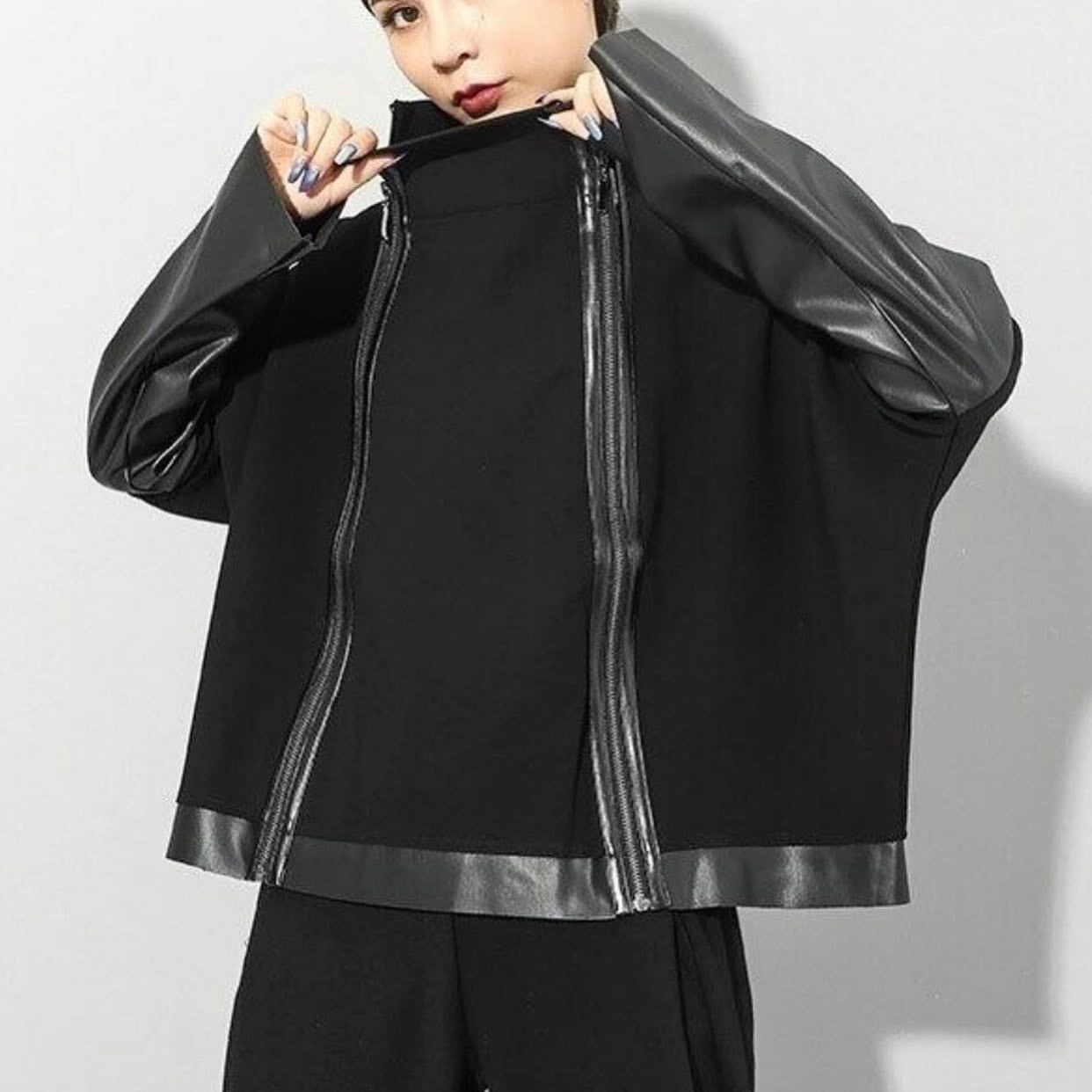 Pu Leather Mode Jacket【TR1407】