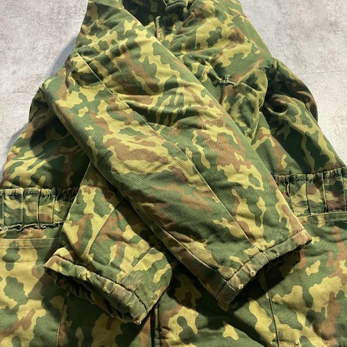 90s TTsKO カモフラージュ 中綿 キルティングライナー アモベルト 弾薬用ポケット バックストラップ 総柄 ロシア製 jacket 詳細写真10