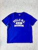 POLO RALPH LAUREN ポロ ラルフローレン ブルー ロゴプリント クルーネックTシャツ