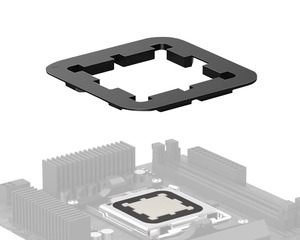 【人気】ElecGear CPUサーマルペーストガード AMD AM5デスクトッププロセッサ用、LGA1718ソケットバックル保護カバー漏れ防止ブロッカー2個パック AMD Ryzen 7000 8000 9000 and X3D用