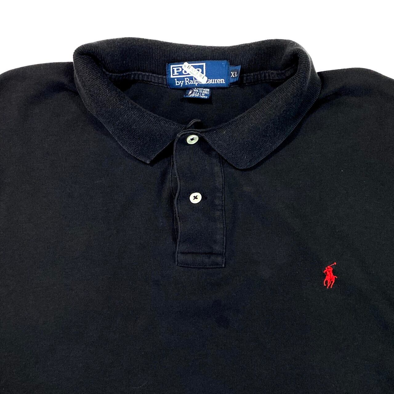 Ralph Lauren ラルフローレン ポロシャツ メンズXL ブラック 黒色 古着