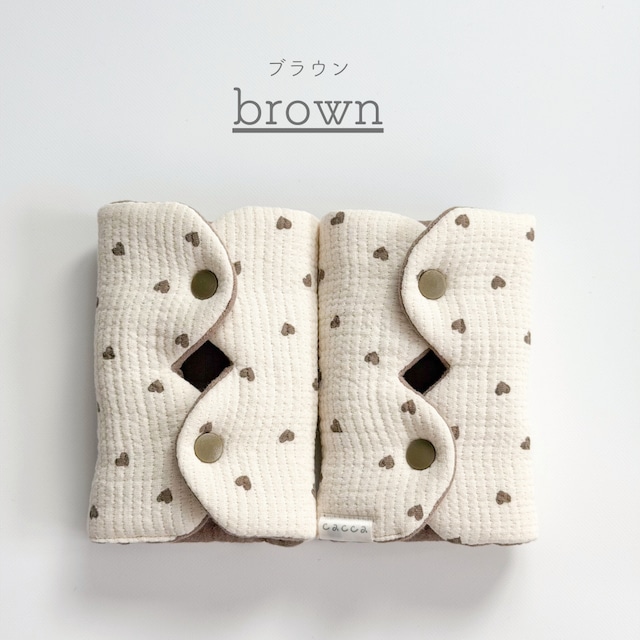 « 再販なし »ふわくもサッキングパッド( triple nubi heart ) / 抱っこ紐カバー sucking pad 韓国生地 ハンドメイド handmade