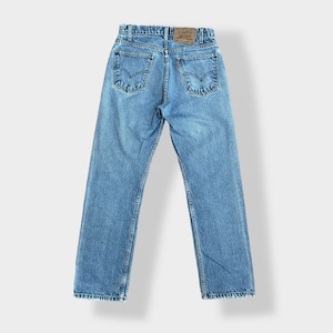 【LEVI'S】505 オレンジタブ ボタン裏977 デニム ジーンズ ジーパン リーバイス ダメージジーンズ テーパード W30 L30 US古着