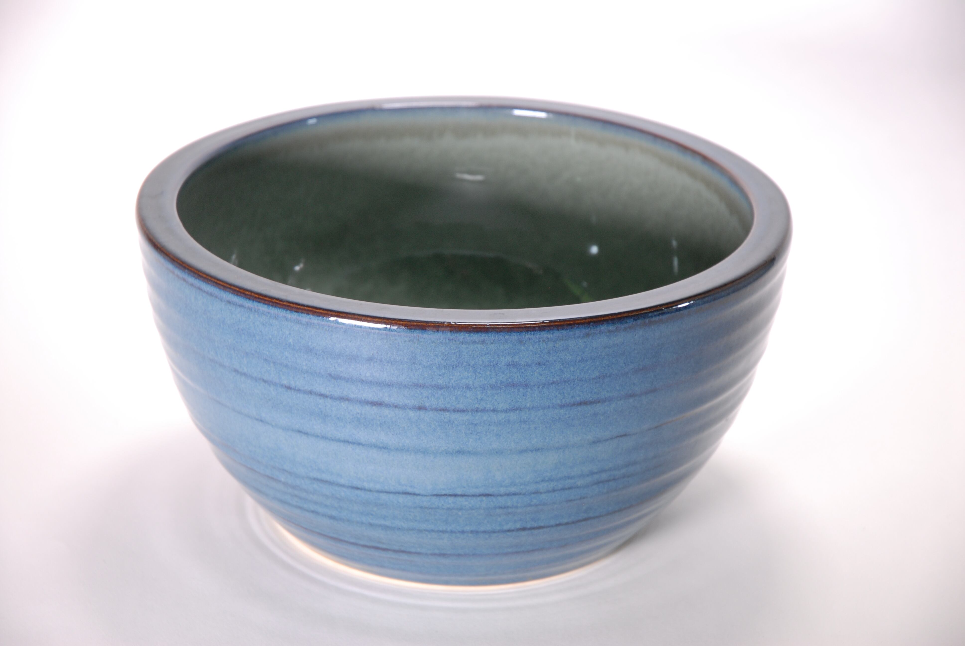 窯肌ひねりボウル水鉢 10号／睡蓮鉢（信楽焼き・陶器・水鉢・めだか鉢