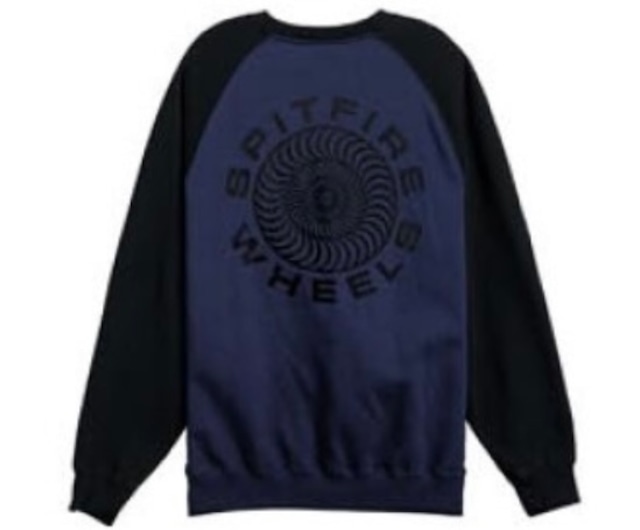 SPITFIRE /  Classic 87 Swirl Crewneck/ Navy Black