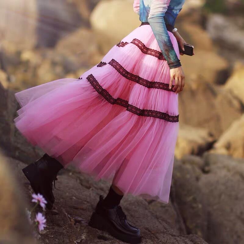 スカート 緑 ピンク 黒 ドット 水玉 スカート 水玉 ドット ベージュ