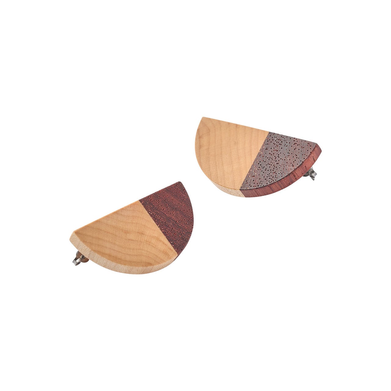 ピアス (アレルギー防止) + イヤリング - 月見 -