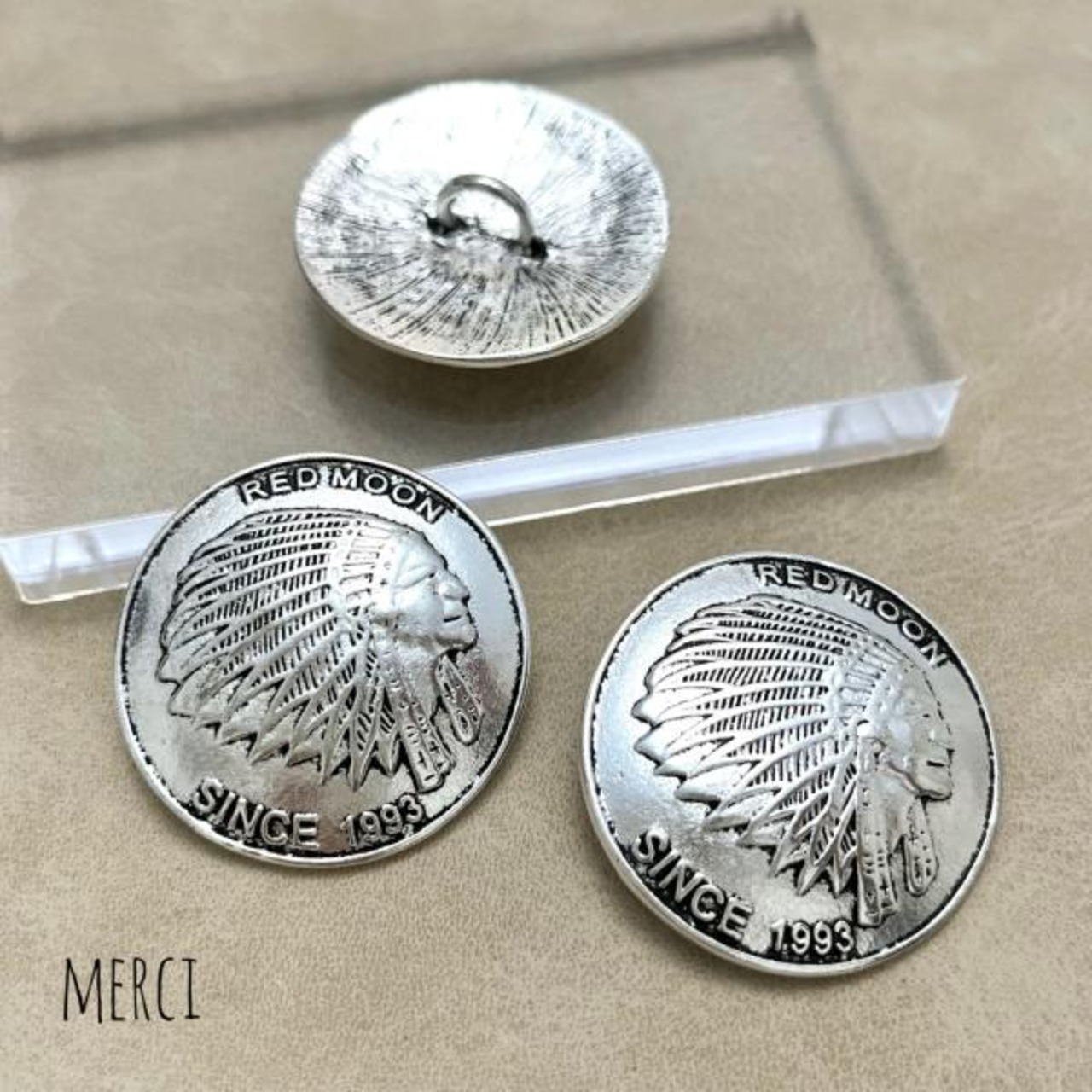 インディアンフープシルバーコンチョ